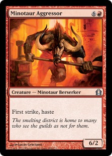 【ENG】《ミノタウルスの攻め手/Minotaur Aggressor》[RTR]