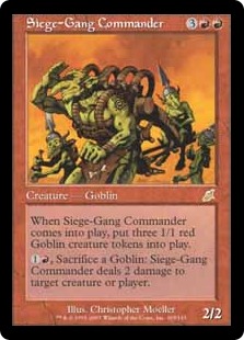 【ENG】《包囲攻撃の司令官/Siege-Gang Commander》[SCG]
