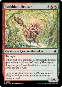 【ENG】【Foil】《屑鉄刃の暴れ者/Junkblade Bruiser》[BLB]