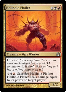 【ENG】【Foil】《ヘルホールのフレイル使い/Hellhole Flailer》[RTR]