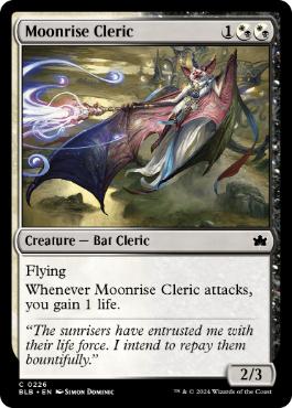 【ENG】【Foil】《月の出の僧侶/Moonrise Cleric》[BLB]