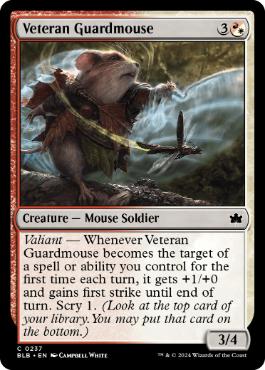 【ENG】【Foil】《古参の護衛鼠/Veteran Guardmouse》[BLB]