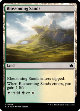 【ENG】【Foil】《花咲く砂地/Blossoming Sands》[BLB]