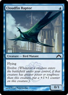 【ENG】【Foil】《雲ヒレの猛禽/Cloudfin Raptor》[GTC]