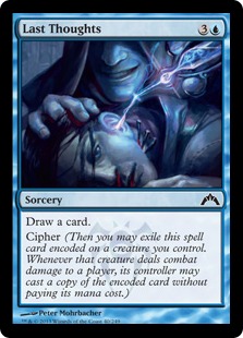 【ENG】【Foil】《最後の思考/Last Thoughts》[GTC]