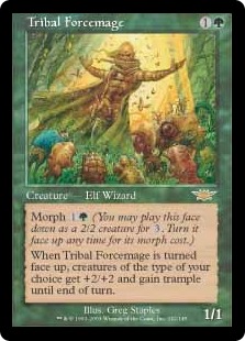 【ENG】《部族の腕力魔道士/Tribal Forcemage》[LGN]