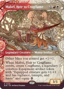 【ENG】■ショーケース■《岩山炎の後継者、メイブル/Mabel, Heir to Cragflame》[BLB]