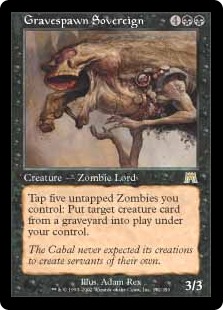 【ENG】【Foil】《墓地生まれの君主/Gravespawn Sovereign》[ONS]