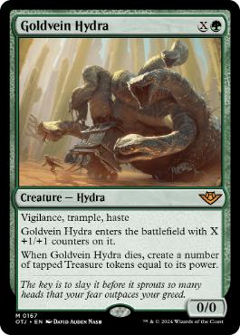 【ENG】【Foil】《金脈のハイドラ/Goldvein Hydra》[OTJ]