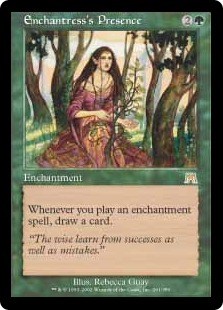 【ENG】【Foil】《女魔術師の存在/Enchantress's Presence》[ONS]