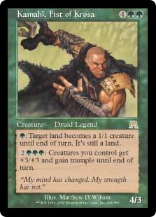 【ENG】《クローサの拳カマール/Kamahl, Fist of Krosa》[ONS]