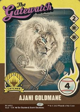 【ENG】【Foil】《黄金のたてがみのアジャニ/Ajani Goldmane》(1453)[Secret Lair]