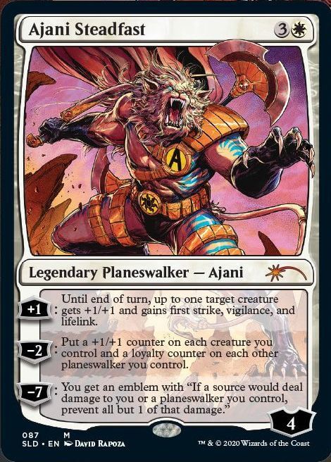 【ENG】【Foil】《不動のアジャニ/Ajani Steadfast》(087)[Secret Lair]