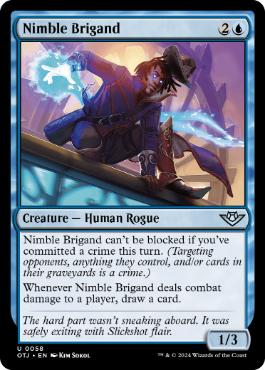 【ENG】《敏捷な盗賊/Nimble Brigand》[OTJ]