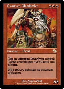 【ENG】《血たぎるドワーフ/Dwarven Bloodboiler》[JUD]