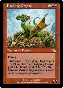 【ENG】《巣立つドラゴン/Fledgling Dragon》[JUD]