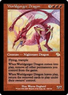 【ENG】《世界喰らいのドラゴン/Worldgorger Dragon》[JUD]