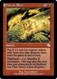 【ENG】【Foil】《火猫の襲撃/Firecat Blitz》[JUD]
