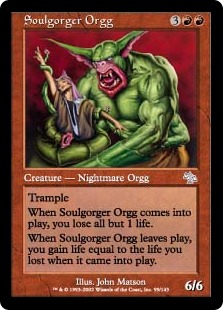 【ENG】【Foil】《魂喰らいのオーグ/Soulgorger Orgg》[JUD]