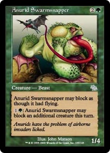 【ENG】【Foil】《群れ叩きアヌーリッド/Anurid Swarmsnapper》[JUD]