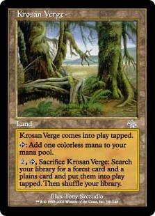 【ENG】【Foil】《クローサの境界/Krosan Verge》[JUD]