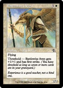【ENG】【Foil】《歴戦のエイヴン/Battlewise Aven》[JUD]