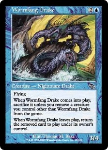 【ENG】【Foil】《寄生牙のドレイク/Wormfang Drake》[JUD]