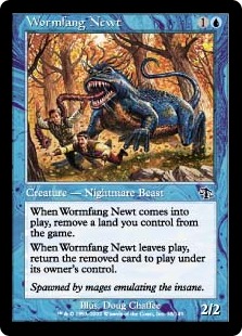 【ENG】【Foil】《寄生牙のイモリ/Wormfang Newt》[JUD]