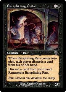 【ENG】【Foil】《耳裂きネズミ/Earsplitting Rats》[JUD]