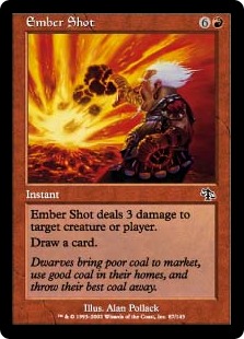 【ENG】【Foil】《燃えさしの火弾/Ember Shot》[JUD]