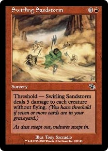 【ENG】【Foil】《渦巻く砂嵐/Swirling Sandstorm》[JUD]