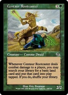 【ENG】【Foil】《根づけケンタウロス/Centaur Rootcaster》[JUD]