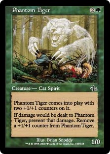 【ENG】【Foil】《幻影の虎/Phantom Tiger》[JUD]