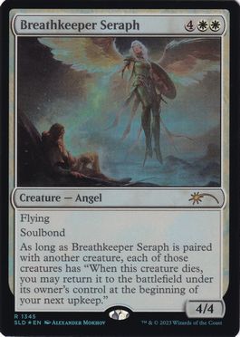 【ENG】【Foil】《息繋ぎの熾天使/Breathkeeper Seraph》(1345)[Secret Lair]