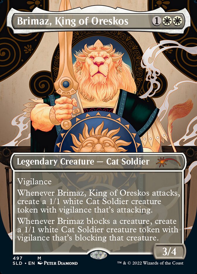 【ENG】【Foil】《オレスコスの王、ブリマーズ/Brimaz, King of Oreskos》(497)[Secret Lair]