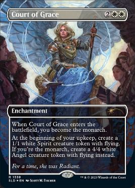 【ENG】【Foil】《恩寵の宮廷/Court of Grace》(1338)[Secret Lair]