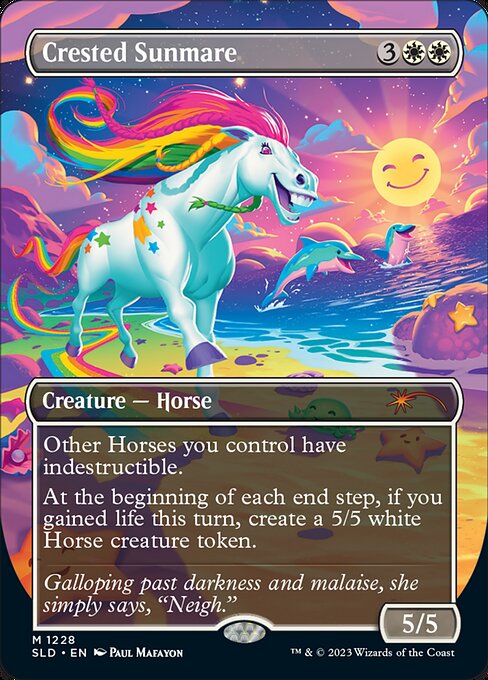 【ENG】【Foil】《冠毛の陽馬/Crested Sunmare》(1228)[Secret Lair]