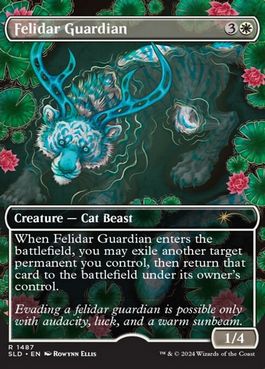 【ENG】【Foil】《守護フェリダー/Felidar Guardian》(1487)[Secret Lair]