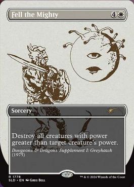 【ENG】【Foil】《強者破り/Fell the Mighty》(1778)[Secret Lair]