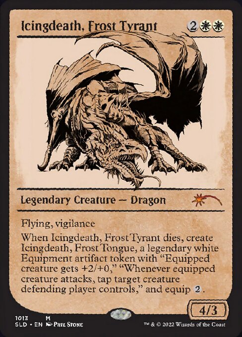 【ENG】【Foil】《霜の暴君、アイシングデス/Icingdeath, Frost Tyrant》(1012)[Secret Lair]