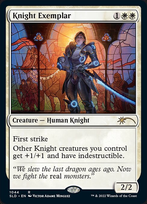 【ENG】【Foil】《模範の騎士/Knight Exemplar》(1044)[Secret Lair]