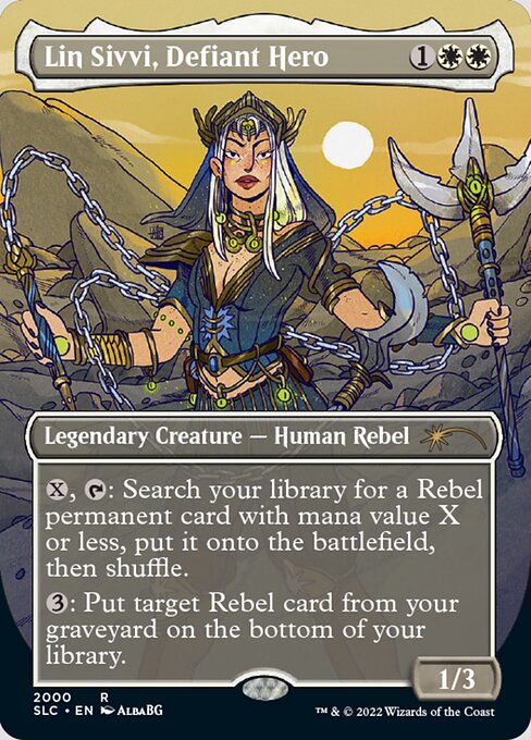 【ENG】【Foil】《果敢な勇士リン・シヴィー/Lin Sivvi, Defiant Hero》(2000)[Secret Lair]