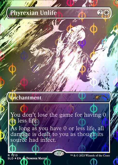 【ENG】【Foil】■S&C■《ファイレクシアの非生/Phyrexian Unlife》(1213)[Secret Lair]