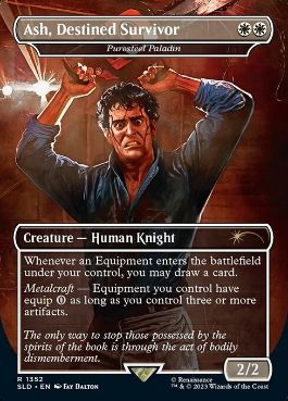 【ENG】【Foil】《純鋼の聖騎士/Puresteel Paladin》(1352)[Secret Lair]
