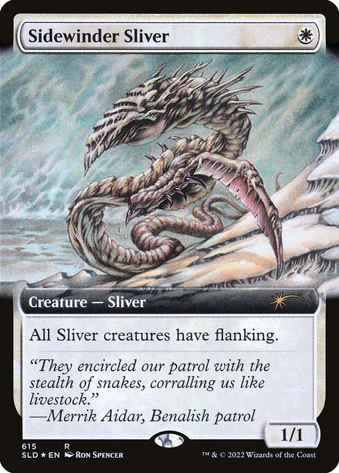 【ENG】【Foil】《横這スリヴァー/Sidewinder Sliver》(615)[Secret Lair]