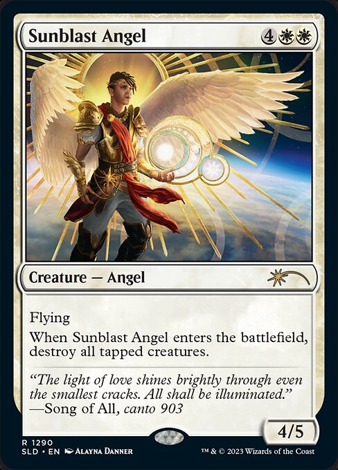 【ENG】【Foil】《太陽破の天使/Sunblast Angel》(1290)[Secret Lair]
