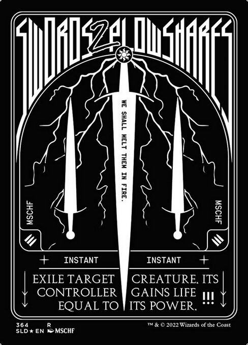 【ENG】【Foil】《剣を鍬に/Swords to Plowshares》(364)[Secret Lair]