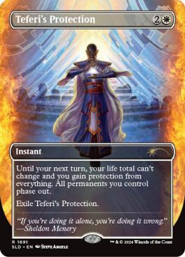 【ENG】《テフェリーの防御/Teferi's Protection》(1691)[Secret Lair]