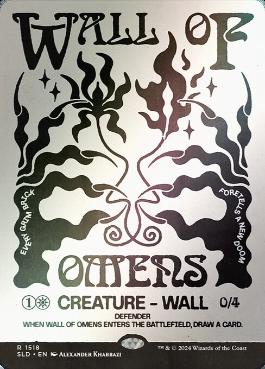 【ENG】【Foil】《前兆の壁/Wall of Omens》(1518)[Secret Lair]