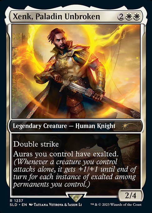 【ENG】《Xenk, Paladin Unbroken》(1237)[Secret Lair]